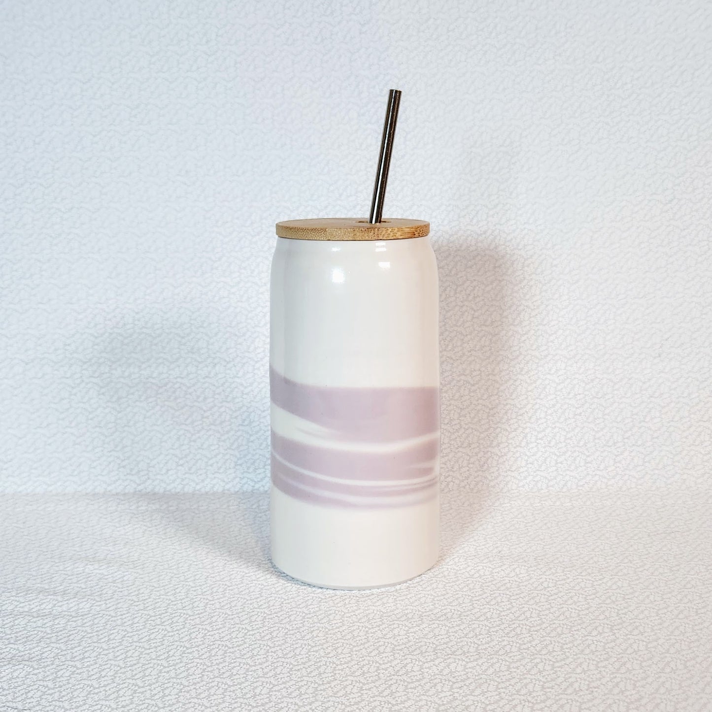 Tumbler with bamboo lid